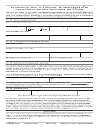 Document preview: IRS Form 14462 Authorization for Disclosure of Information - IRS Return Preparer Office
