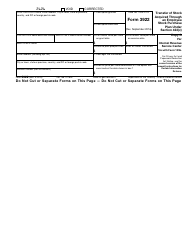 IRS Form 3922 &quot;Transfer of Stock Acquired Through an Employee Stock Purchase Plan Under Section 423(C)&quot;