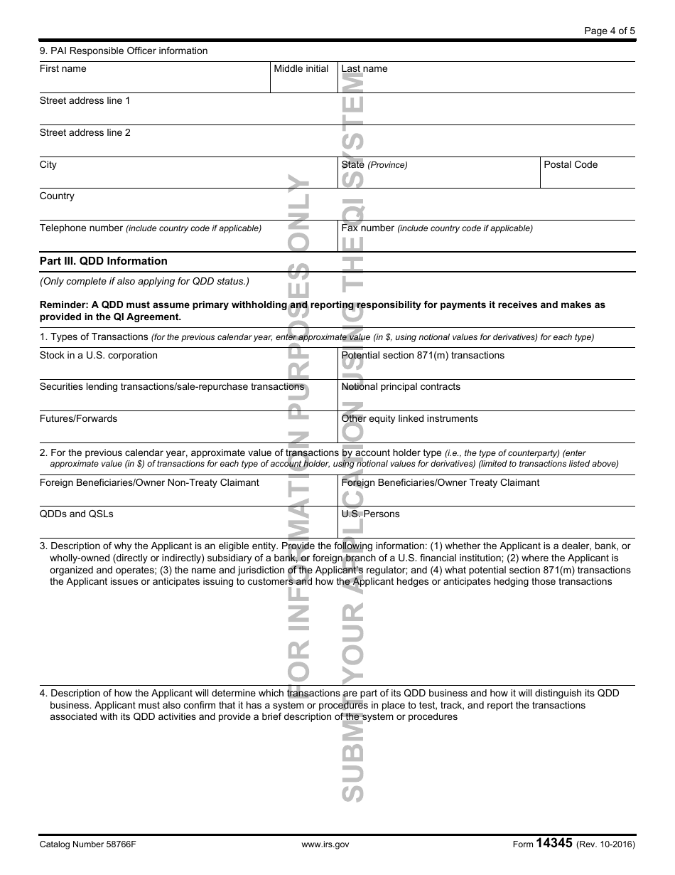 IRS Form 14345 - Fill Out, Sign Online and Download Fillable PDF ...