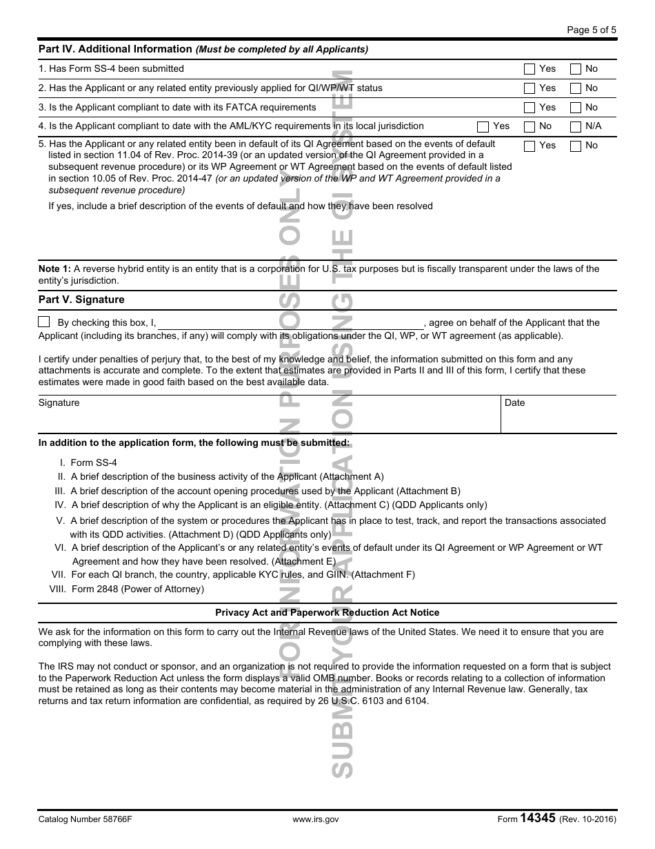 IRS Form 14345 - Fill Out, Sign Online and Download Fillable PDF ...