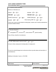 NAVPERS Form 5350/3 Dapa Admin Screening Form, Page 7