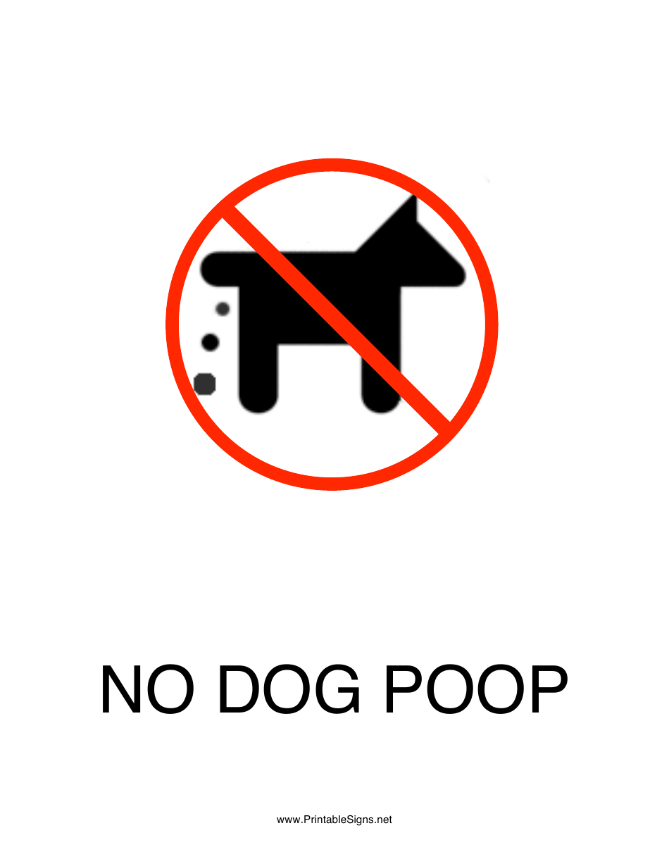 No Dog Pooping Sign Clipart Printable Pdf Svg Png Dxf Eps Files Ban