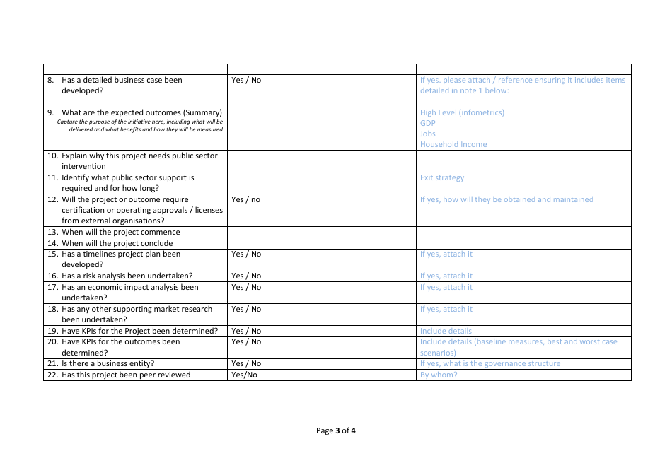 Investment Proposal Template, Page 3