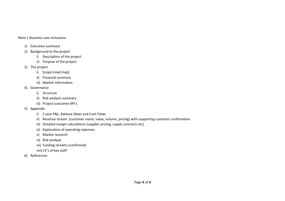 Investment Proposal Template, Page 4