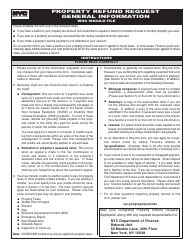 Form REF-01 &quot;Property Tax Refund Request&quot; - New York City, Page 4