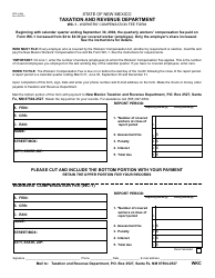 Form WC-1 (RPD-41054) &quot;Workers' Compensation Fee Form&quot; - New Mexico