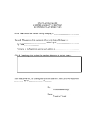 Certificate of Conversion From a Delaware or Non-delaware Statutory Trust to a Delaware Limited Liability Company - Delaware, Page 3