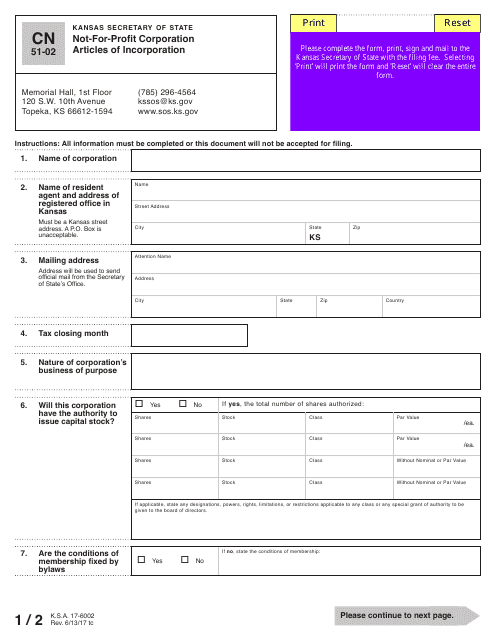 Form CN51-02  Printable Pdf