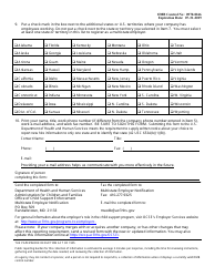 Multistate Employer Notification Form for New Hire Reporting, Page 3