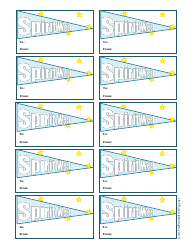 Document preview: Spirit Week Gift Tag Template