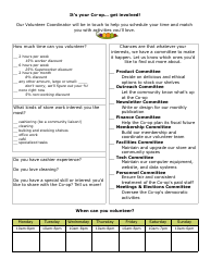 Membership Agreement Template - George Street Co-op - New Jersey, Page 2