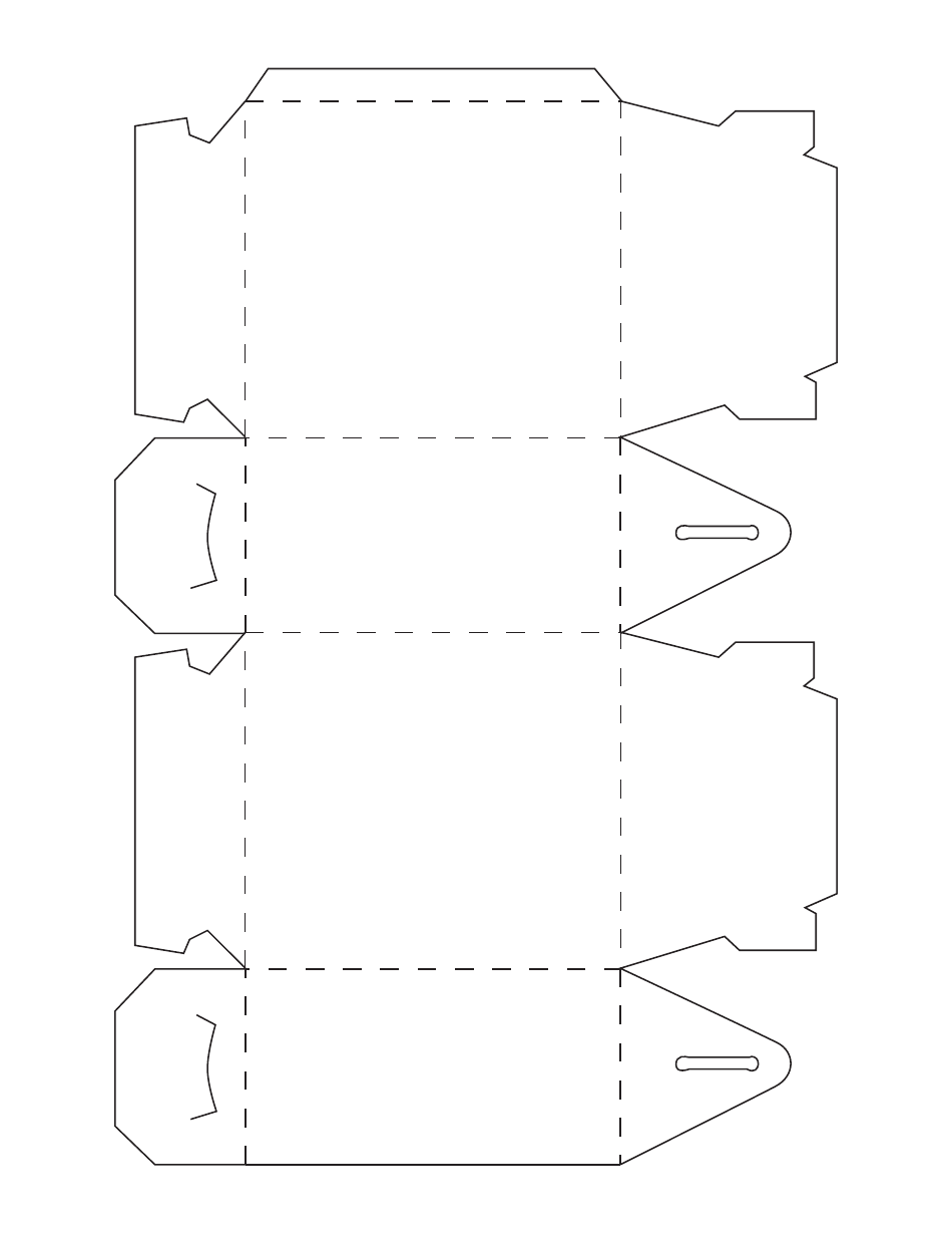Gable Box Template - Scheme Without Size