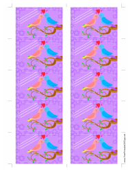 Document preview: Birds Gift Tag Template