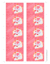 Document preview: Love Letter Gift Tag Template