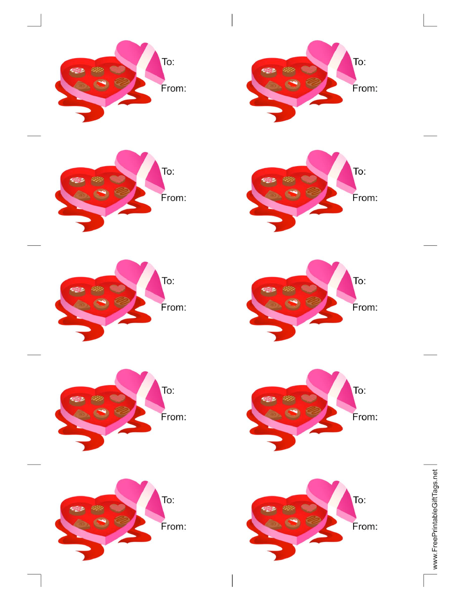 Chocolate Gift Tag Template White Background Download Printable PDF Templateroller