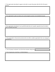 Site Visit Recap Report Form, Page 2
