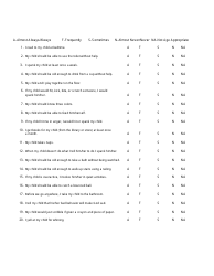 Parent Behavior Checklist Template, Page 2
