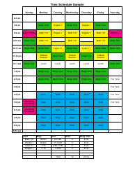 Time Management Schedule Template, Page 3