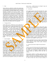 Self-storage Space Rental Agreement - Sample, Page 3