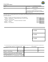 Form CEC-142 Loan Agreement - California