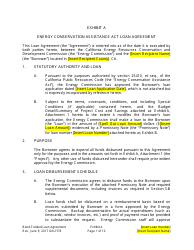Form CEC-142 Loan Agreement - California, Page 2