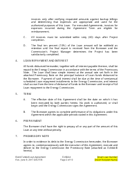 Form CEC-142 Loan Agreement - California, Page 3