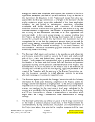 Form CEC-142 Loan Agreement - California, Page 5