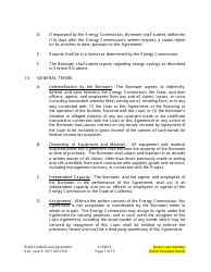 Form CEC-142 Loan Agreement - California, Page 8