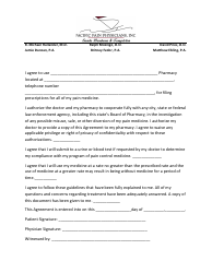 Pain Management Agreement Template - Pacific Pain Physicians, Page 2
