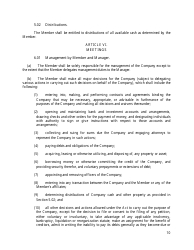 LLC Agreement Form - Delaware, Page 13