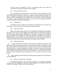 LLC Agreement Form - Delaware, Page 14