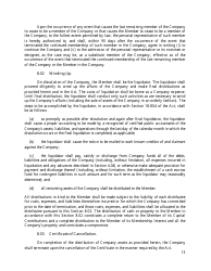 LLC Agreement Form - Delaware, Page 16