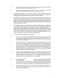 Building Agreement Template - Lines, Page 2