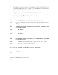Building Agreement Template - Lines, Page 4