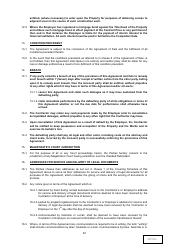 Building Agreement Template - Tables, Page 12