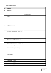 Building Agreement Template - Tables, Page 2