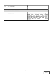 Building Agreement Template - Tables, Page 4