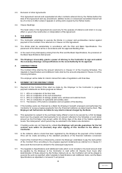 Building Agreement Template - Tables, Page 8