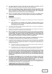 Building Agreement Template - Tables, Page 9