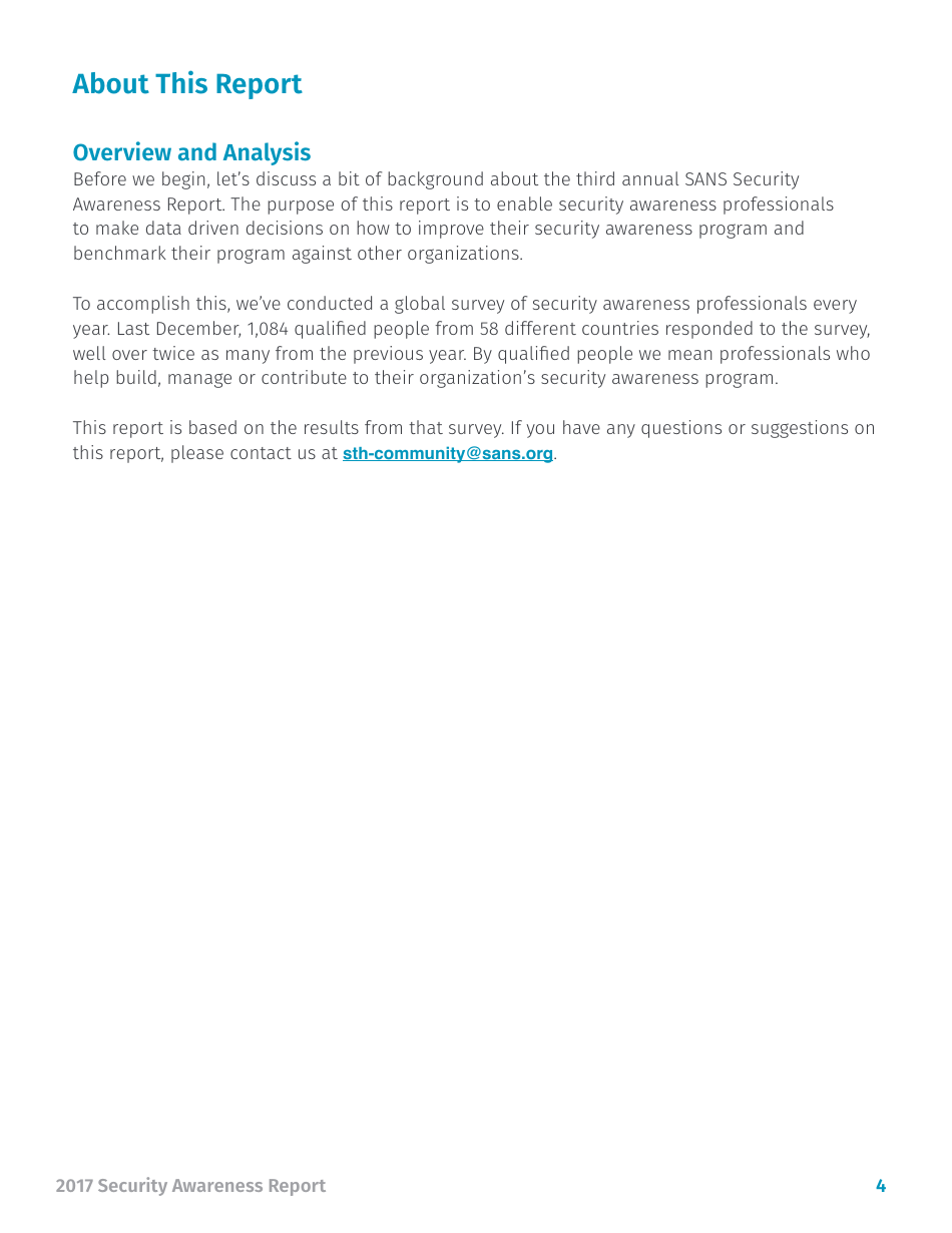 Security Awareness Report - Sans, Page 4