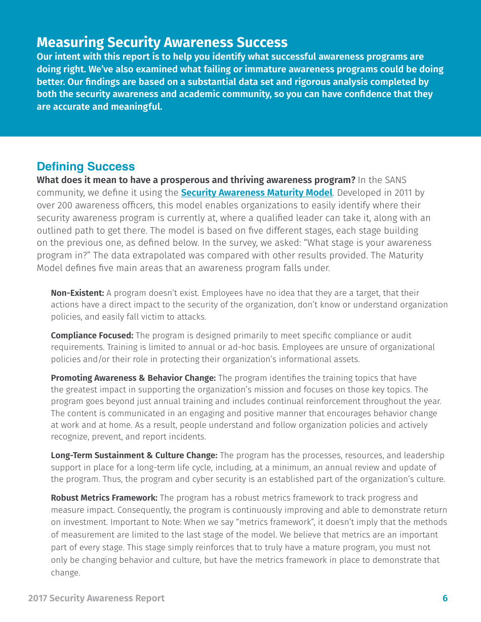 Security Awareness Report - Sans, Page 6