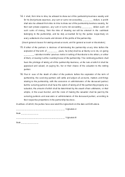 Agreement Adding Silent Partner to Existing Partnership, Page 3