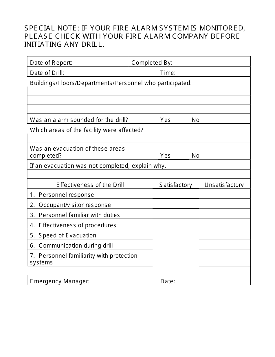 Fire Incident Report Template Download Printable PDF  Templateroller Inside Sample Fire Investigation Report Template