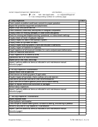 Aerial Platform Frequent Inspection/Maintenance Form - Terex, Page 2
