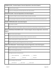 Preschool Classroom Monitoring Checklist Template - Tmc, Page 2