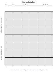 Document preview: Classroom Seating Chart Template - Table