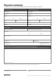 Document preview: Construction Payment Schedule Template