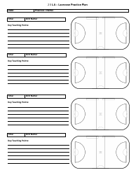 Document preview: Lacrosse Practice Plan Template