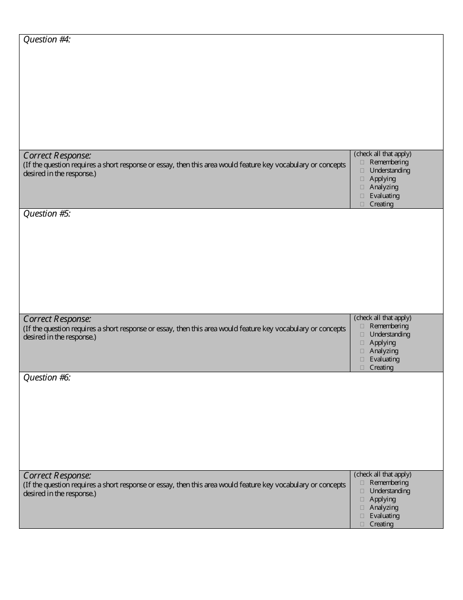 Common Formative Assessment Planning Template Download Printable PDF Common Formative Assessment Planning Template Download Printable PDF