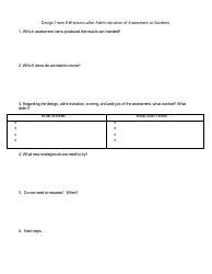 Common Formative Assessment Planning Template, Page 7